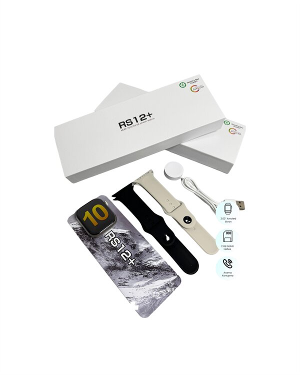 . RS12 PRO+ 2025 Serisi Full Ekranlı Akıllı Saat – 2GB Hafıza, Titanyum Kasa, Suya Dayanıklı, Uzun Şarj Süresi Garantili Model . RS12 PRO+ 2025 Serisi Full Ekranlı Akıllı Saat – 2GB Hafıza, Titanyum Kasa, Suya Dayanıklı, Uzun Şarj Süresi Garantili Model