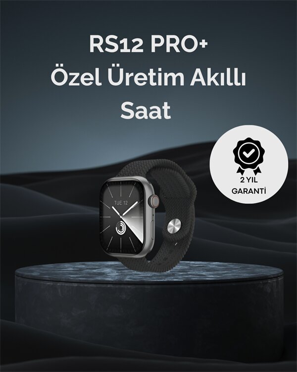 RS12 PRO+ 2025 Serisi Uzun Şarj Süreli Garantili Full Ekranlı Özel Üretim Akıllı Saat – 2GB Hafıza, AMOLED, GPS, Sesli Arama RS12 PRO+ 2025 Serisi Uzun Şarj Süreli Garantili Full Ekranlı Özel Üretim Akıllı Saat – 2GB Hafıza, AMOLED, GPS, Sesli Arama