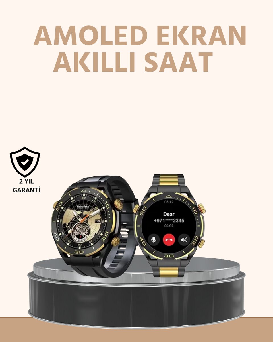 Amoled Ekran Akıllı Saat Uyku Nabız Adım Ölçer Su Geçirmez Amoled Ekran Akıllı Saat Uyku Nabız Adım Ölçer Su Geçirmez