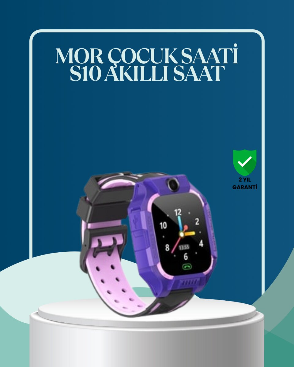 S10 Mor Çocuk Takip Saati Elektronik Bariyer ve Sesli Mesaj Destekli S10 Mor Çocuk Takip Saati Elektronik Bariyer ve Sesli Mesaj Destekli