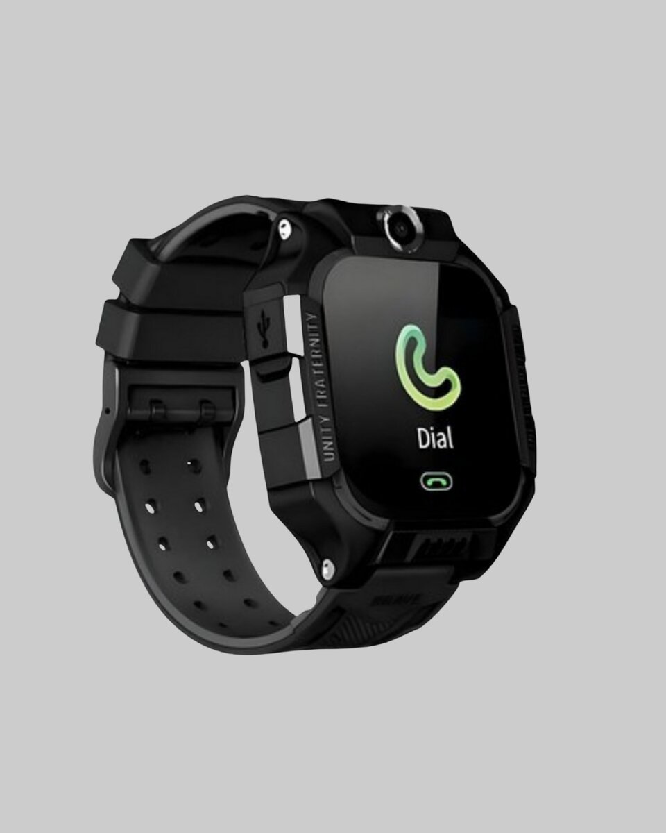 S10 Akıllı Çocuk Saati Siyah Tasarım Adımsayar ve Alarm Fonksiyonu S10 Akıllı Çocuk Saati Siyah Tasarım Adımsayar ve Alarm Fonksiyonu