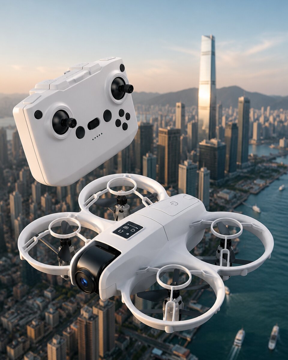 Işıklı Mini Drone Çift Batarya ve Yedek Pervane Setli Işıklı Mini Drone Çift Batarya ve Yedek Pervane Setli