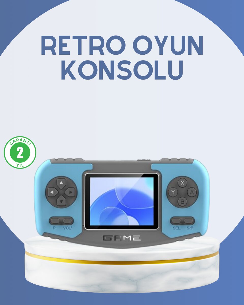 Çocuklara Özel Retro Oyun Konsolu Portatif Eğlence Cihazı Çocuklara Özel Retro Oyun Konsolu Portatif Eğlence Cihazı