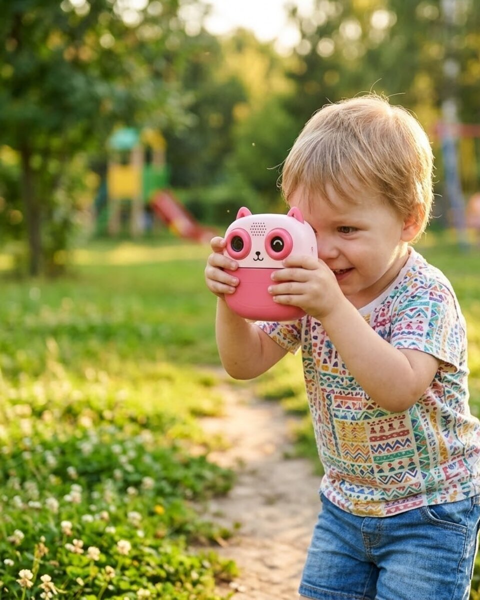 Çocuklar İçin Anında Baskılı Kamera 6 Renk Kalem 5 Rulo Kağıt Hediyeli Eğitici Eğlenceli Fotoğraf Makinesi Çocuklar İçin Anında Baskılı Kamera 6 Renk Kalem 5 Rulo Kağıt Hediyeli Eğitici Eğlenceli Fotoğraf Makinesi
