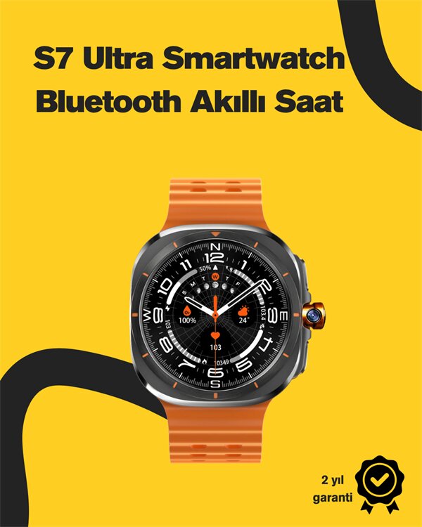 Bluetooth ve Sesli Görüşme Özellikli Akıllı Saat | 2" Ekran | 400 mAh Batarya Bluetooth ve Sesli Görüşme Özellikli Akıllı Saat | 2" Ekran | 400 mAh Batarya