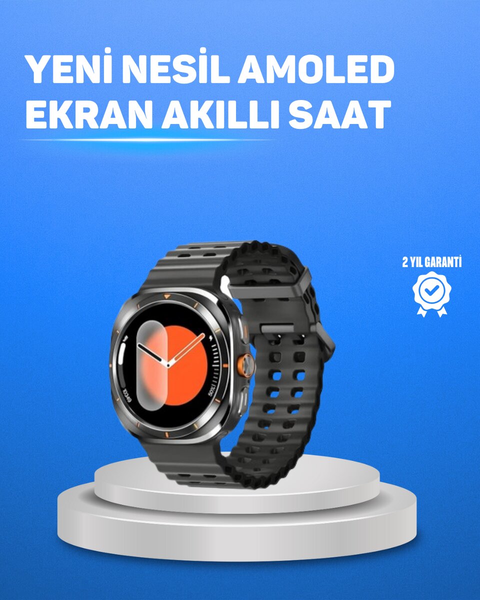Değiştirilebilir Kordonlu Akıllı Saat IPS Ekran ve Bildirim Desteği Değiştirilebilir Kordonlu Akıllı Saat IPS Ekran ve Bildirim Desteği