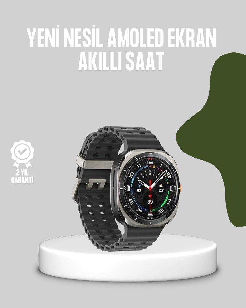 Akıllı Saat Kablosuz Şarj Arama Cevaplama ve Geniş Ekran Desteği Akıllı Saat Kablosuz Şarj Arama Cevaplama ve Geniş Ekran Desteği