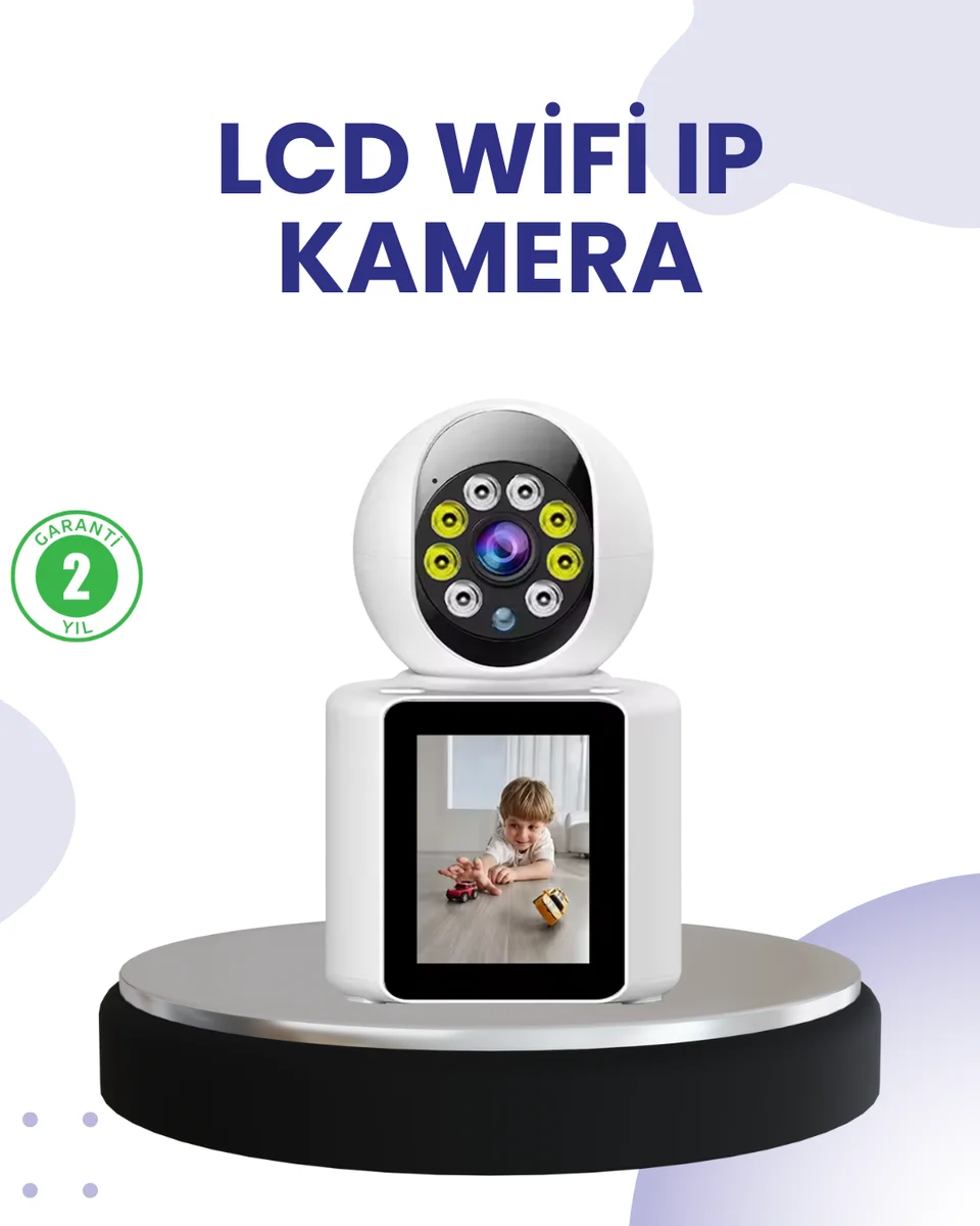 WiFi İç Mekan Kamera 2K Gece Görüşlü Çift Yönlü Görüntü Konuşma Destekli WiFi İç Mekan Kamera 2K Gece Görüşlü Çift Yönlü Görüntü Konuşma Destekli