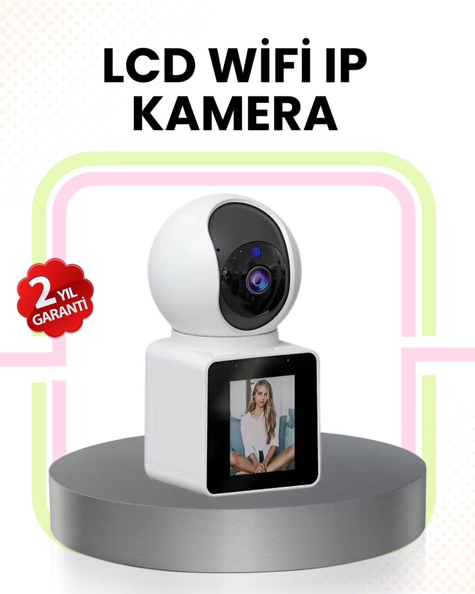 Akıllı Ev Güvenlik Kamerası 2K Ultra HD Hareket Algılama ve Çağrı Özellikli Akıllı Ev Güvenlik Kamerası 2K Ultra HD Hareket Algılama ve Çağrı Özellikli