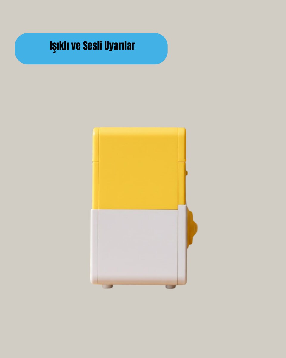 ATM Tasarımlı Sarı Işıklı Sesli Elektronik Kumbara ATM Tasarımlı Sarı Işıklı Sesli Elektronik Kumbara