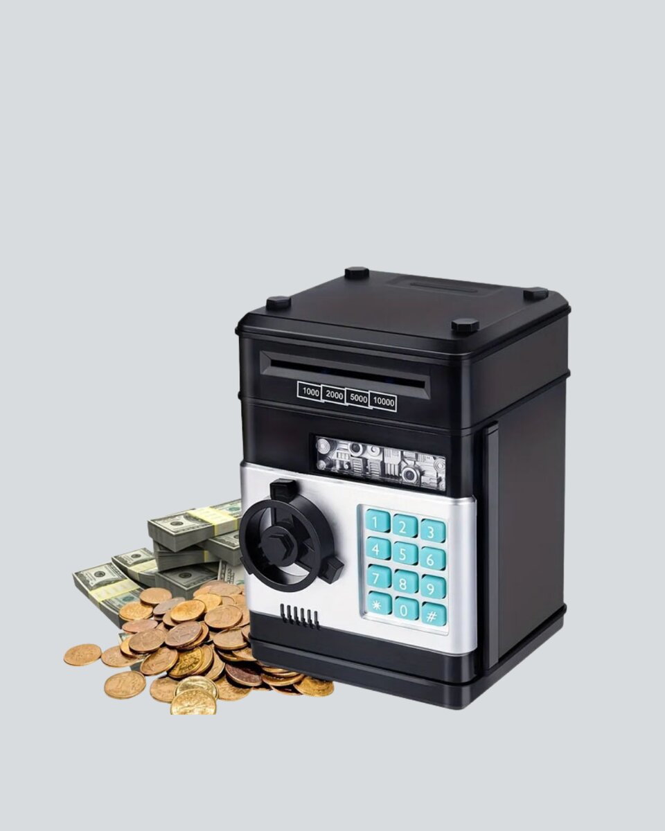 Otomatik Para Çeken Şifreli ATM Tasarımlı Kumbara Otomatik Para Çeken Şifreli ATM Tasarımlı Kumbara