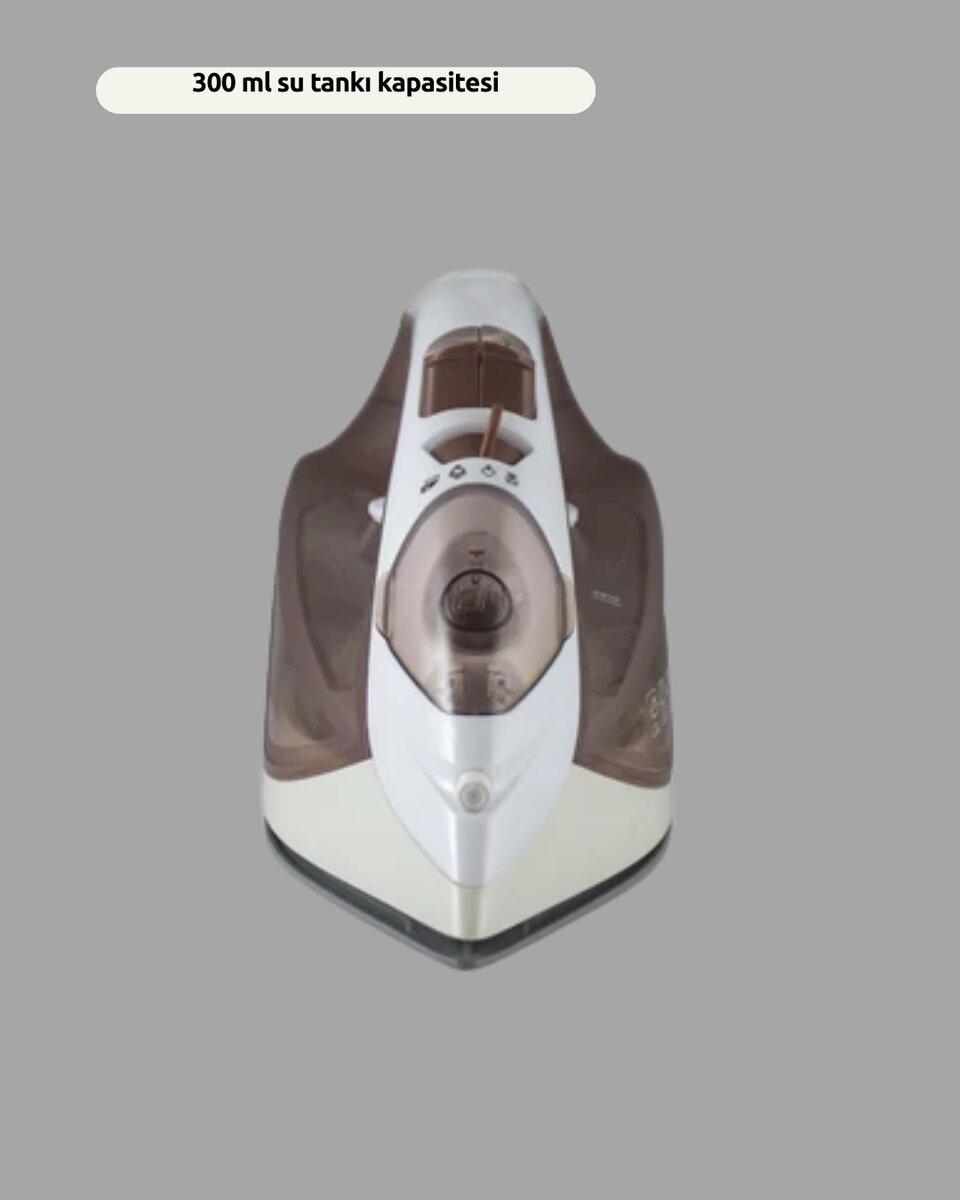 Buharlı Ütü 2200W Seramik Taban 300 ml Kahverengi Dikey Ütüleme Buharlı Ütü 2200W Seramik Taban 300 ml Kahverengi Dikey Ütüleme