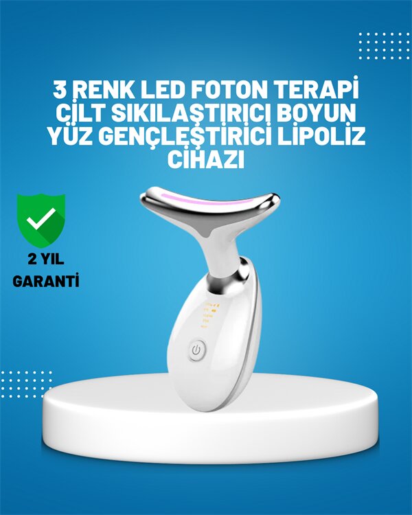 3 Modlu Boyun ve Yüz Bakım Cihazı – EMS, Temizleme, Sıcak Masaj ve Renkli Işık Terapi Özellikli 3 Modlu Boyun ve Yüz Bakım Cihazı – EMS, Temizleme, Sıcak Masaj ve Renkli Işık Terapi Özellikli