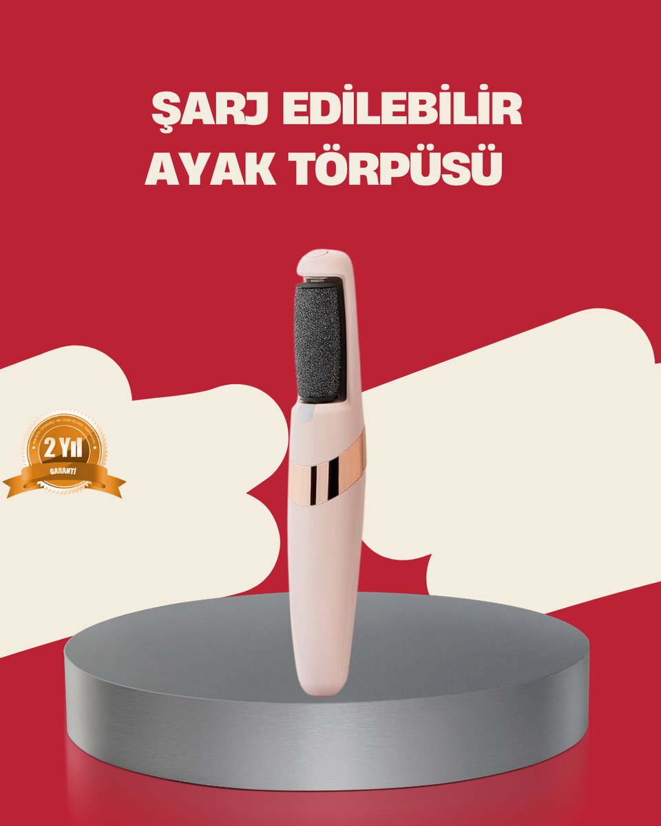 360° Etkili Elektrikli Ayak Bakım Aleti Nasır Giderici 360° Etkili Elektrikli Ayak Bakım Aleti Nasır Giderici