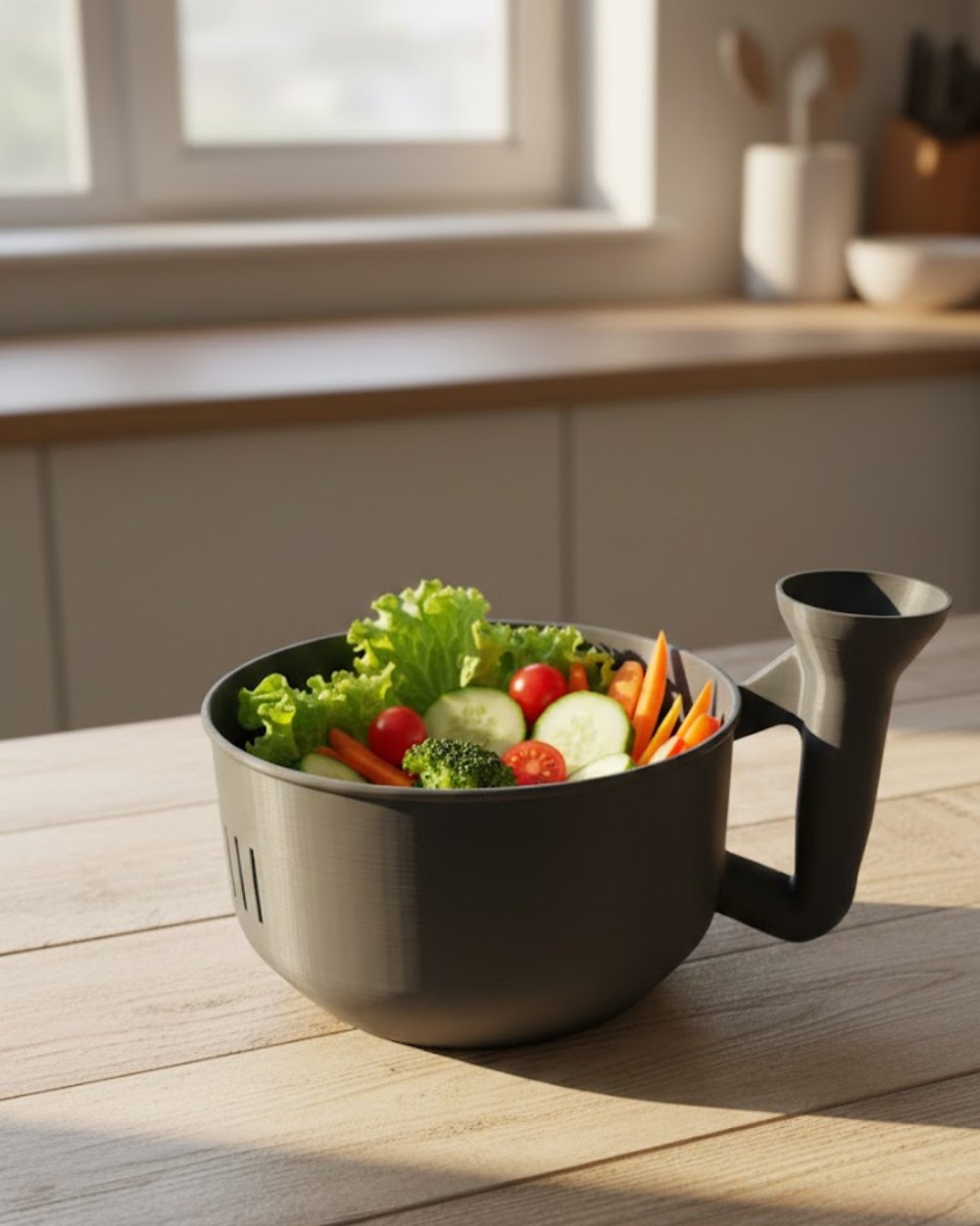 Ergonomik Saplı Sebze Süzgeçli Yıkayıcı Çok Amaçlı Mutfak Ürünü Ergonomik Saplı Sebze Süzgeçli Yıkayıcı Çok Amaçlı Mutfak Ürünü