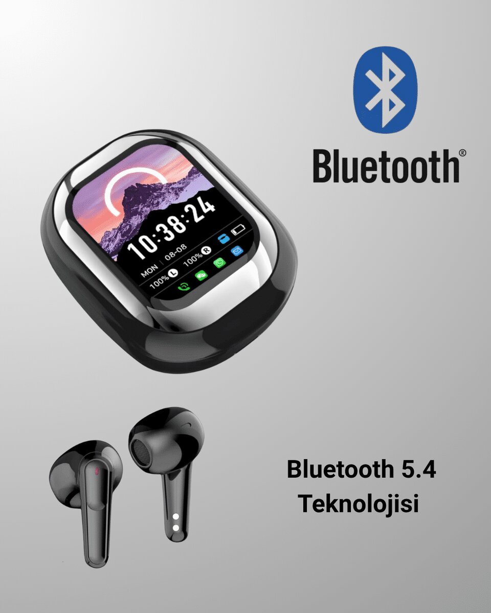 Kişiselleştirilebilir LED Ekranlı Bluetooth Kulaklık – Oyun & Müzik Modlu Kişiselleştirilebilir LED Ekranlı Bluetooth Kulaklık – Oyun & Müzik Modlu