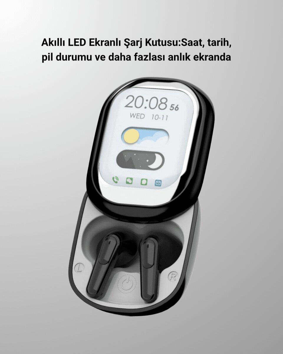 ENC Destekli Bluetooth 5.4 Kulaklık – EQ Ayarlı, Akıllı Kutulu