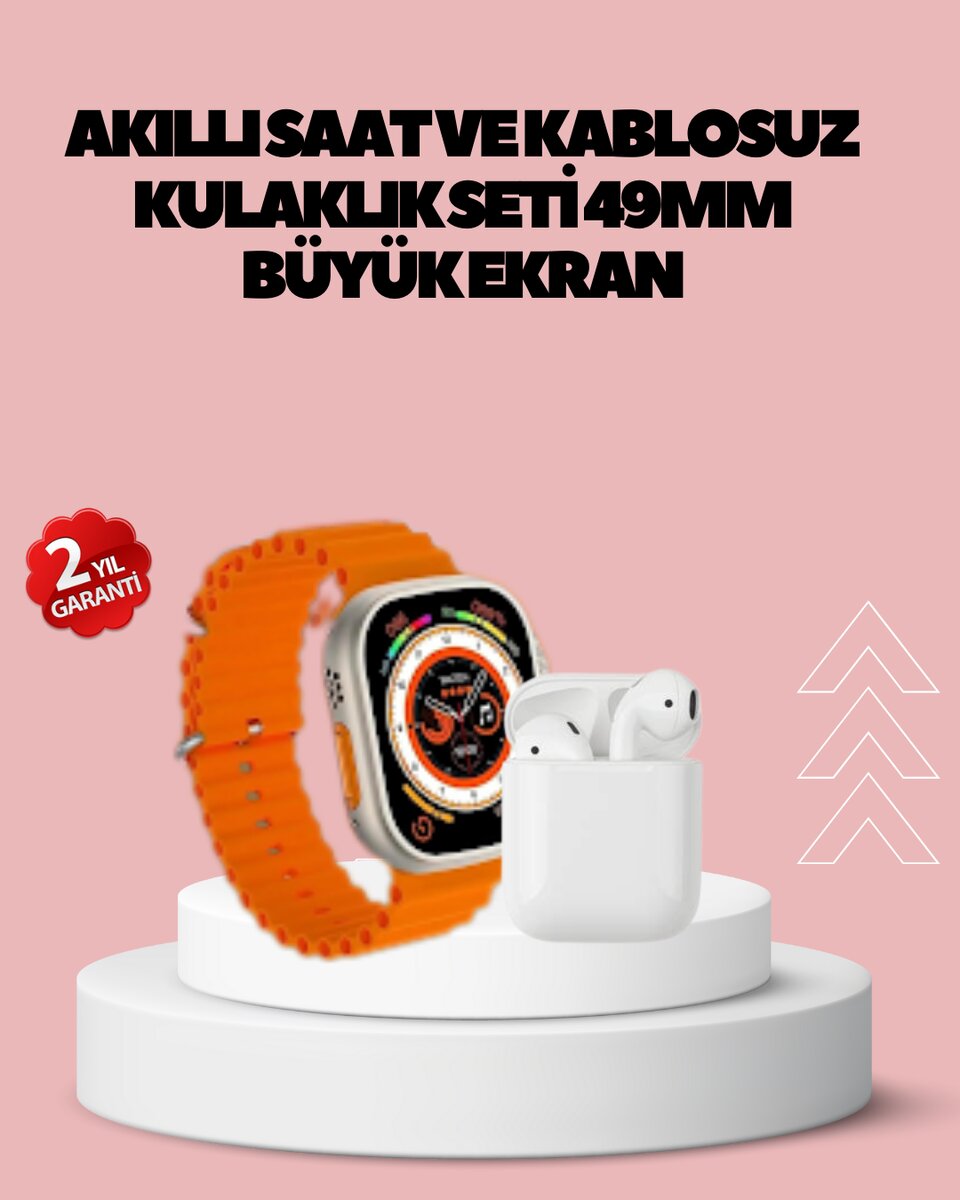 Watch 9 Max Akıllı Saat 45 mm Geniş Ekran Kulaklık Seti Watch 9 Max Akıllı Saat 45 mm Geniş Ekran Kulaklık Seti