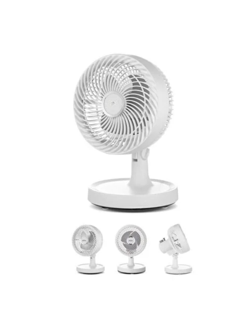 Mini Masaüstü Vantilatör Sessiz Çalışan 2 Kademeli Fan Otomatik Salınımlı Mini Masaüstü Vantilatör Sessiz Çalışan 2 Kademeli Fan Otomatik Salınımlı