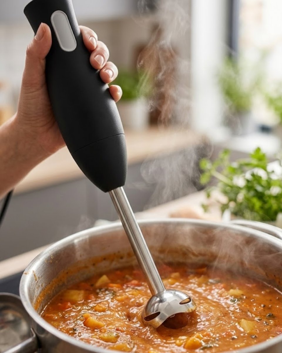 Metal Ayaklı El Blenderı Ergonomik Tasarım Güvenli Kullanım Metal Ayaklı El Blenderı Ergonomik Tasarım Güvenli Kullanım