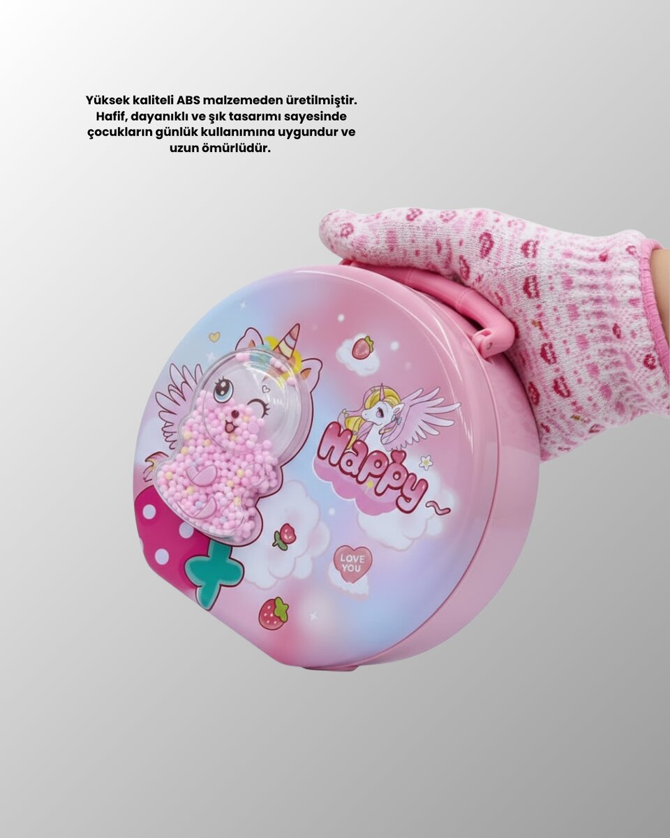 Mini Çocuk Para Kasası Güvenli Kilitli Birikim Kutusu Mini Çocuk Para Kasası Güvenli Kilitli Birikim Kutusu