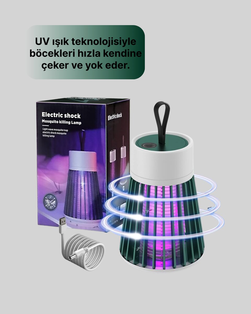 Sessiz ve Güvenli Sivrisinek Kovucu Lamba Sessiz ve Güvenli Sivrisinek Kovucu Lamba