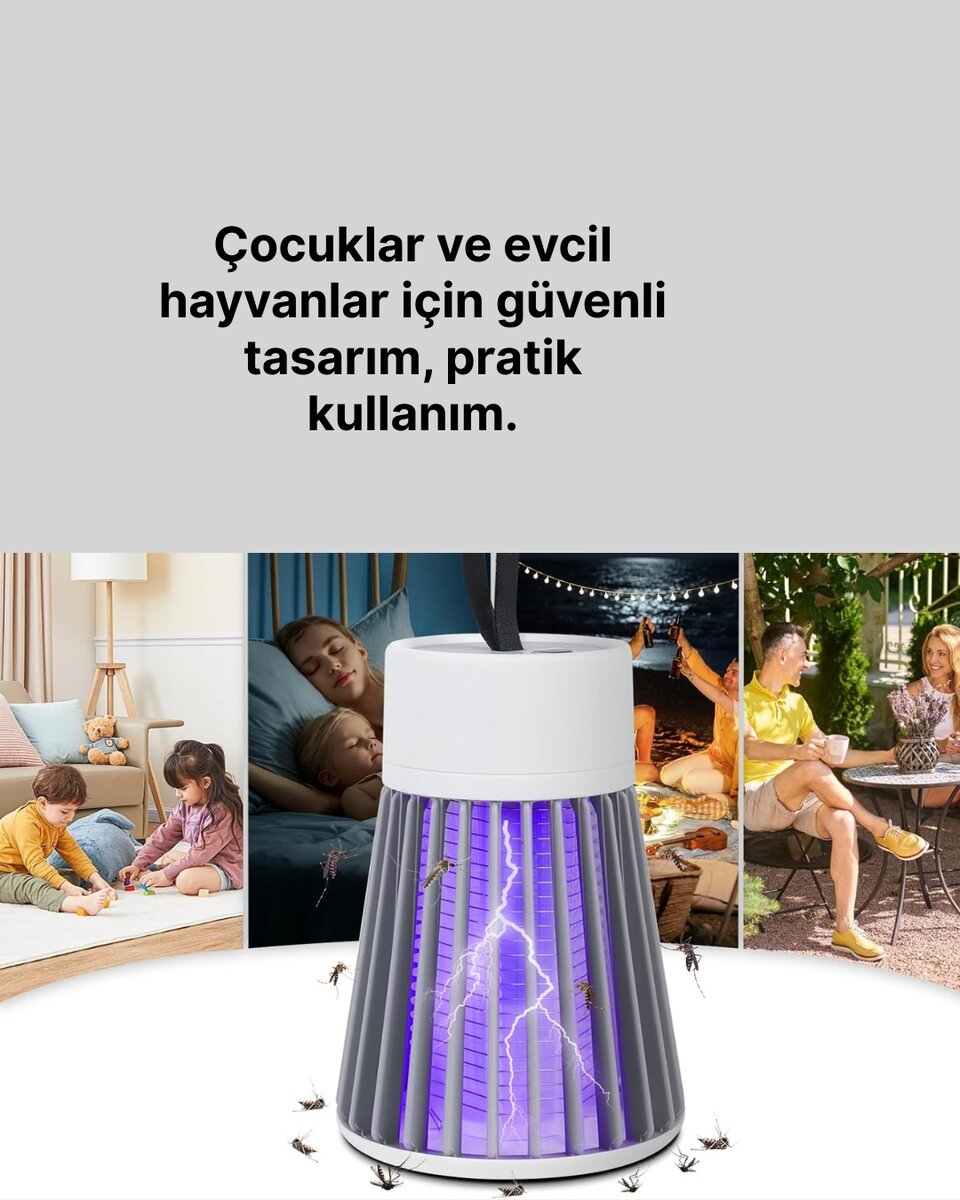 Sessiz ve Güvenli Sivrisinek Kovucu Lamba Sessiz ve Güvenli Sivrisinek Kovucu Lamba