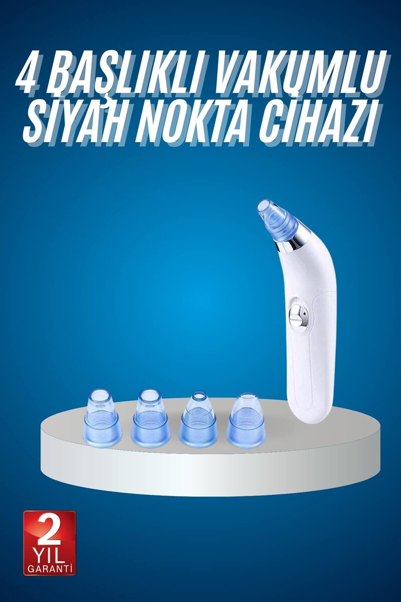 4 Başlıklı Vakumlu Siyah Nokta Ve Yüz Temizleme Cihazı 4 Başlıklı Vakumlu Siyah Nokta Ve Yüz Temizleme Cihazı