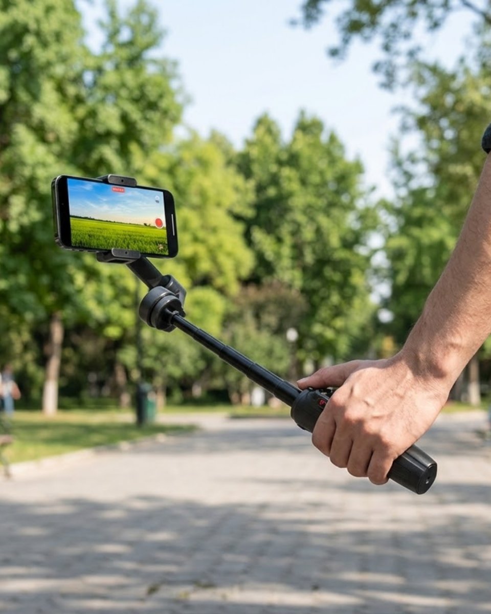 3 Axis Telefon Gimbal Stabilizer Video Çekim Sabitleyici 3 Axis Telefon Gimbal Stabilizer Video Çekim Sabitleyici