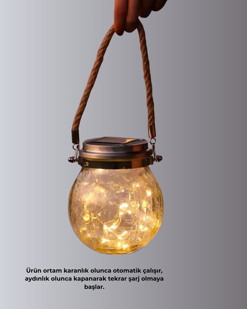 Dekoratif Solar Cam Şişe LED Lamba Gün Işığı Renk Dekoratif Solar Cam Şişe LED Lamba Gün Işığı Renk