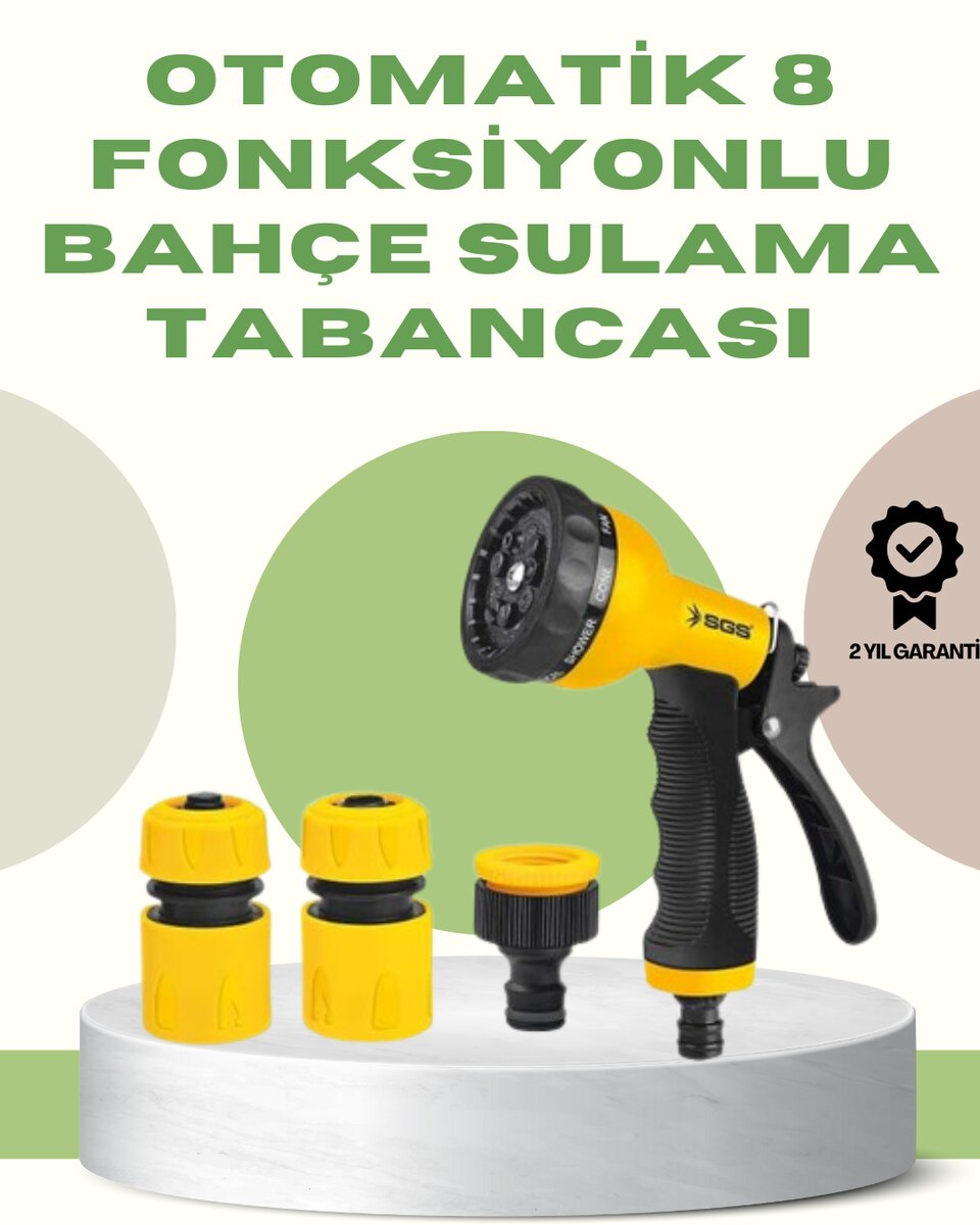 Çok Fonksiyonlu Bahçe Sulama Tabancası Ergonomik Basınçlı Sprey Çok Fonksiyonlu Bahçe Sulama Tabancası Ergonomik Basınçlı Sprey