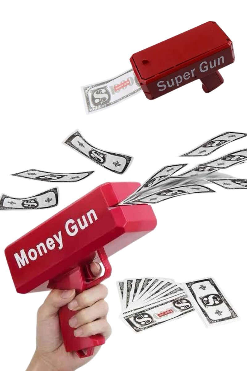 Para Dolar Atma Makinası Super Money Gun Para Saçma Fırlatma Tabancası Para Dolar Atma Makinası Super Money Gun Para Saçma Fırlatma Tabancası