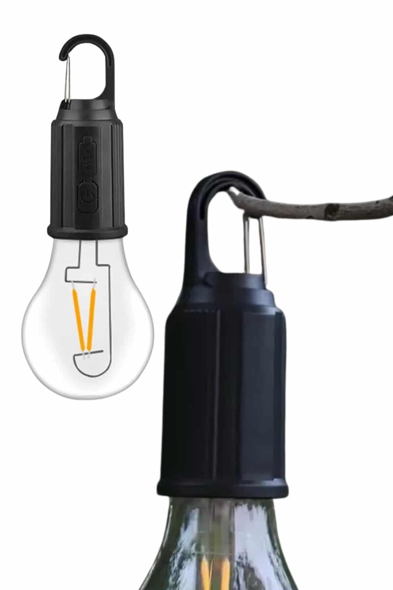 Taşınabilir Şarjlı Led Ampul Askılı Lamba Kamp Bahçe Lambası Taşınabilir Şarjlı Led Ampul Askılı Lamba Kamp Bahçe Lambası