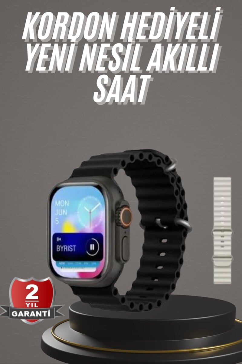 2025 Model Akıllı Saat Çift Kordon Ios Ve Android Arama Cevaplama Sesli Asistan 2025 Model Akıllı Saat Çift Kordon Ios Ve Android Arama Cevaplama Sesli Asistan