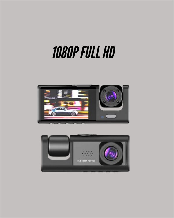 TA-01 3 Kameralı 1080P Araç Kamerası Siyah TA-01 3 Kameralı 1080P Araç Kamerası Siyah