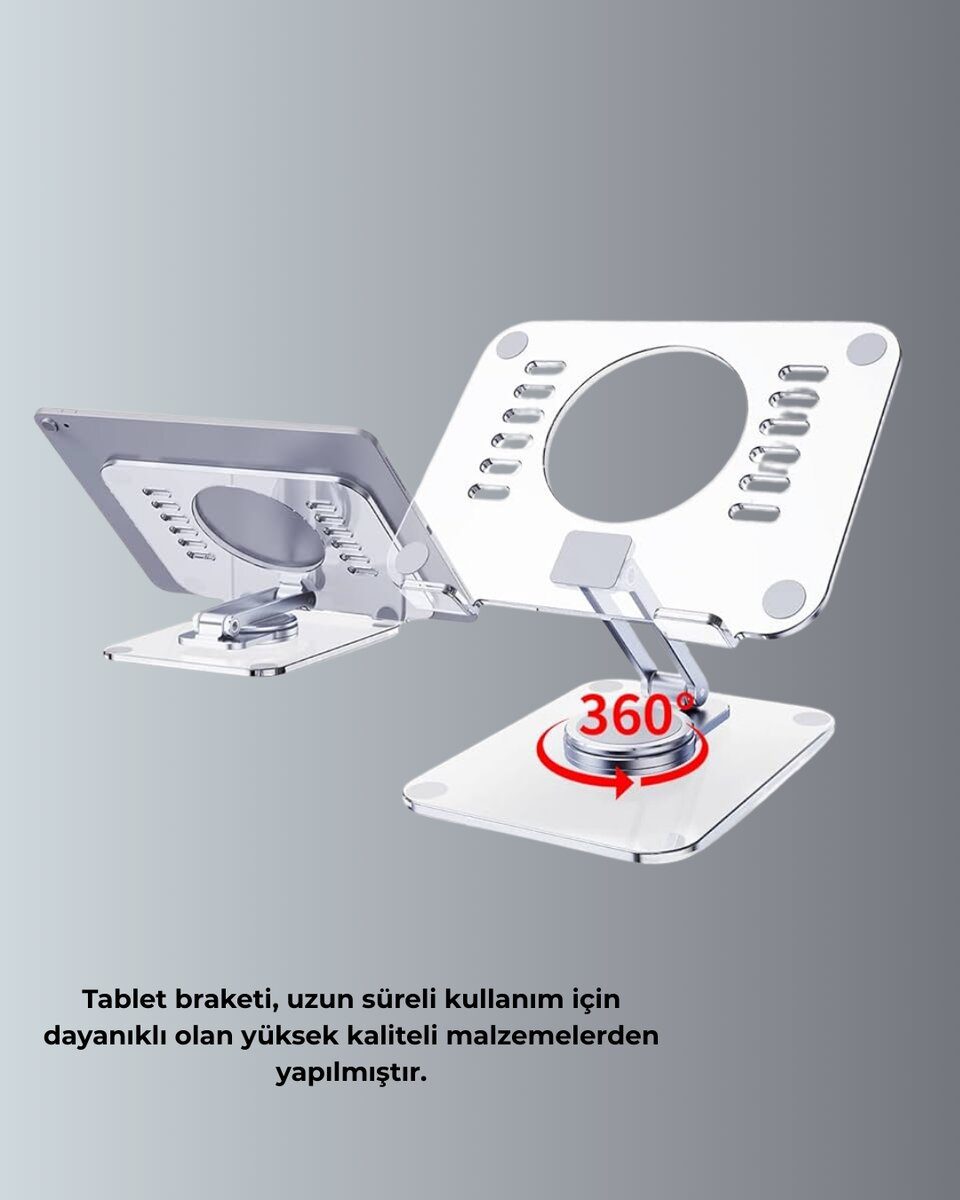 Taşınabilir Katlanır Tablet Braketi Masaüstü Stand Taşınabilir Katlanır Tablet Braketi Masaüstü Stand