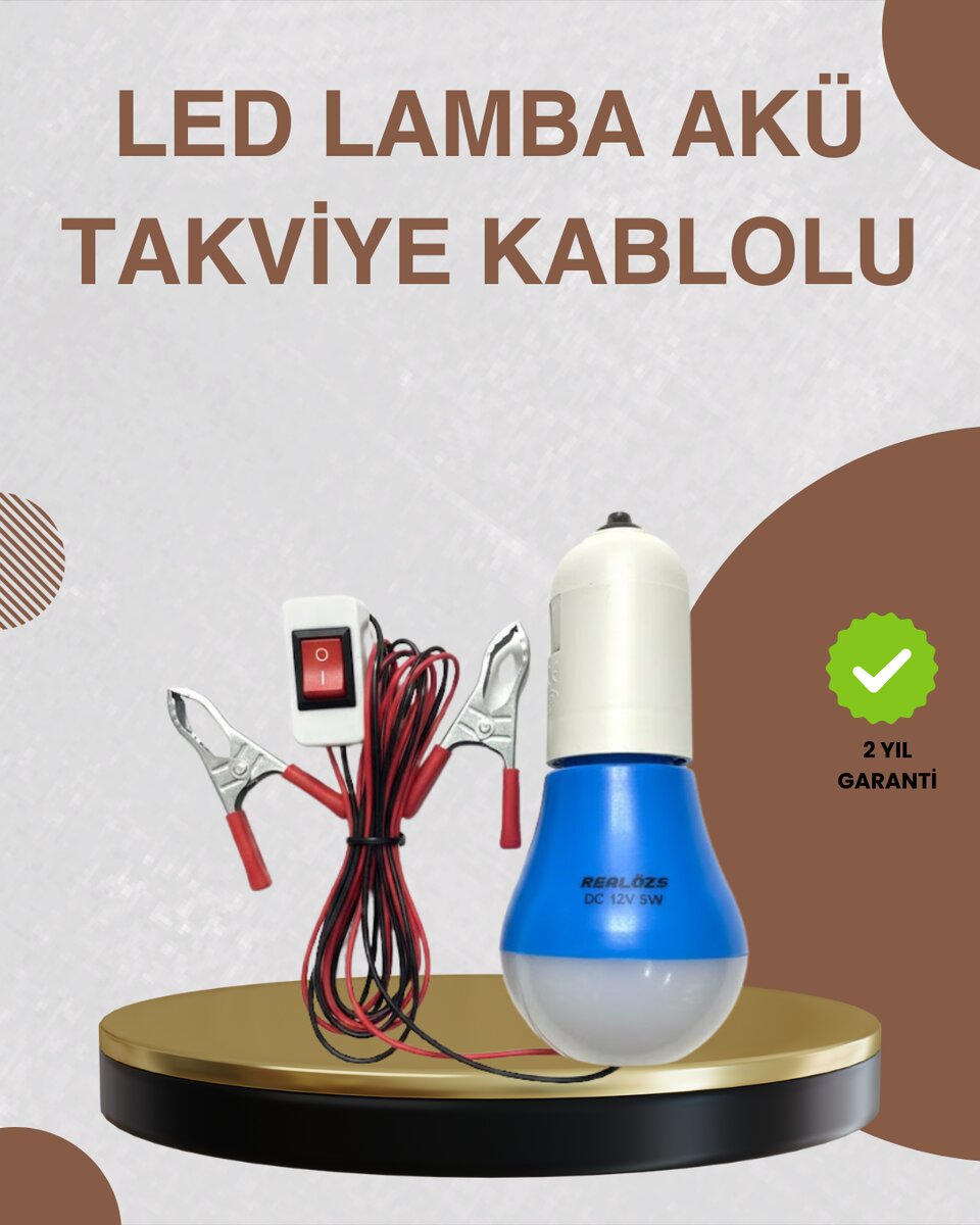 12V LED Ampul Timsah Kıskaçlı Taşınabilir Aydınlatma 12V LED Ampul Timsah Kıskaçlı Taşınabilir Aydınlatma