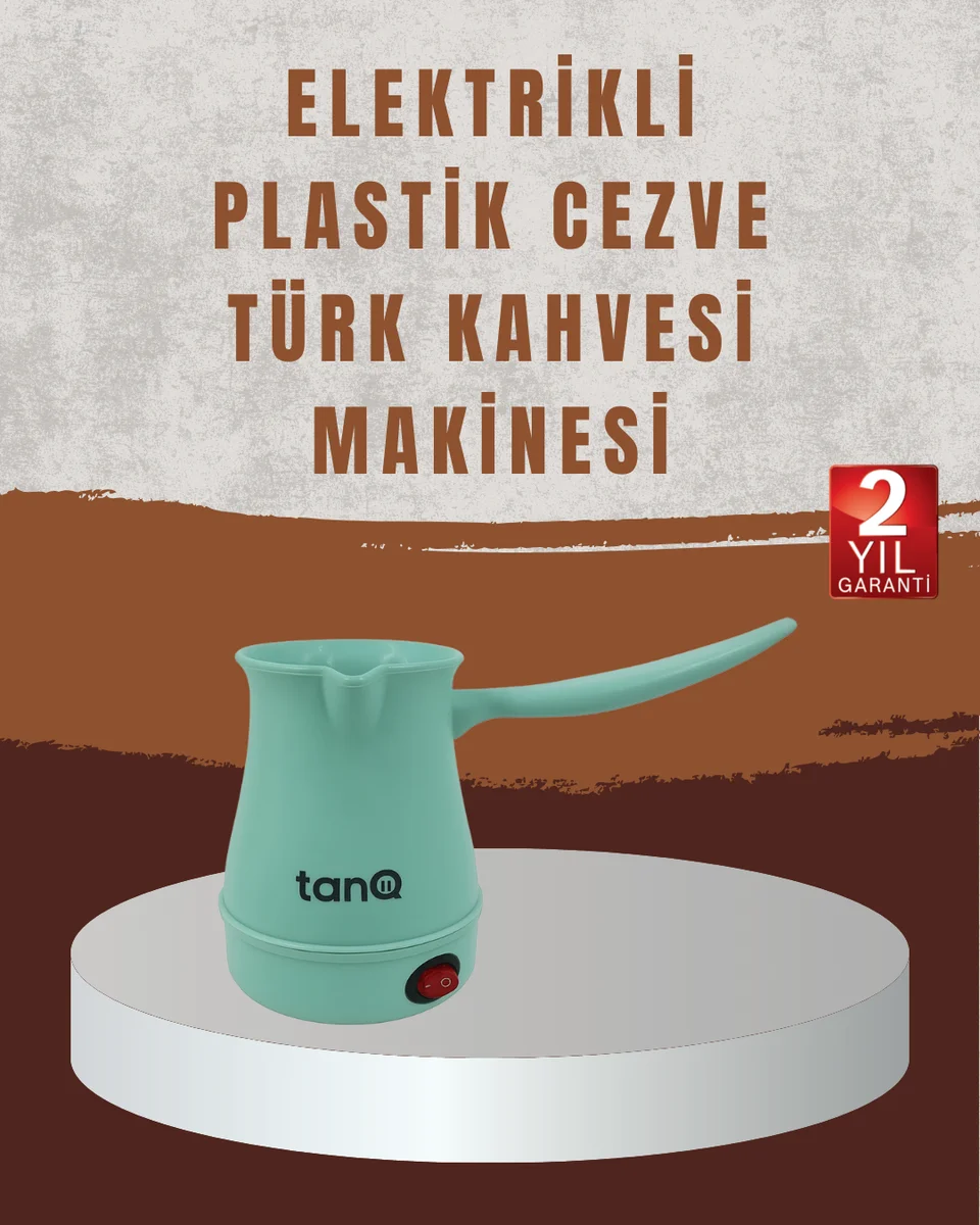 Işıklı Açma Kapama Anahtarlı Elektrikli Kahve Cezvesi Işıklı Açma Kapama Anahtarlı Elektrikli Kahve Cezvesi