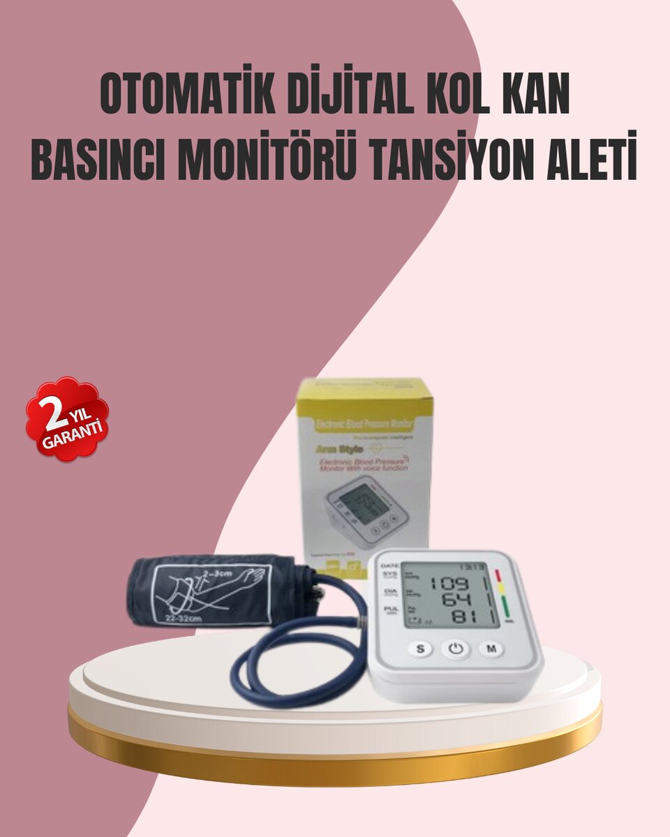 Yüksek Hassasiyetli Dijital Tansiyon Ölçer Yüksek Hassasiyetli Dijital Tansiyon Ölçer