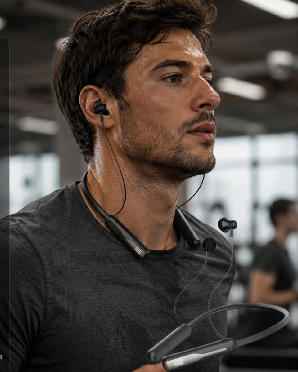 Boyun Askılı Bluetooth Kulaklık Extra Bass ve Ses Değiştirme Modlu Boyun Askılı Bluetooth Kulaklık Extra Bass ve Ses Değiştirme Modlu
