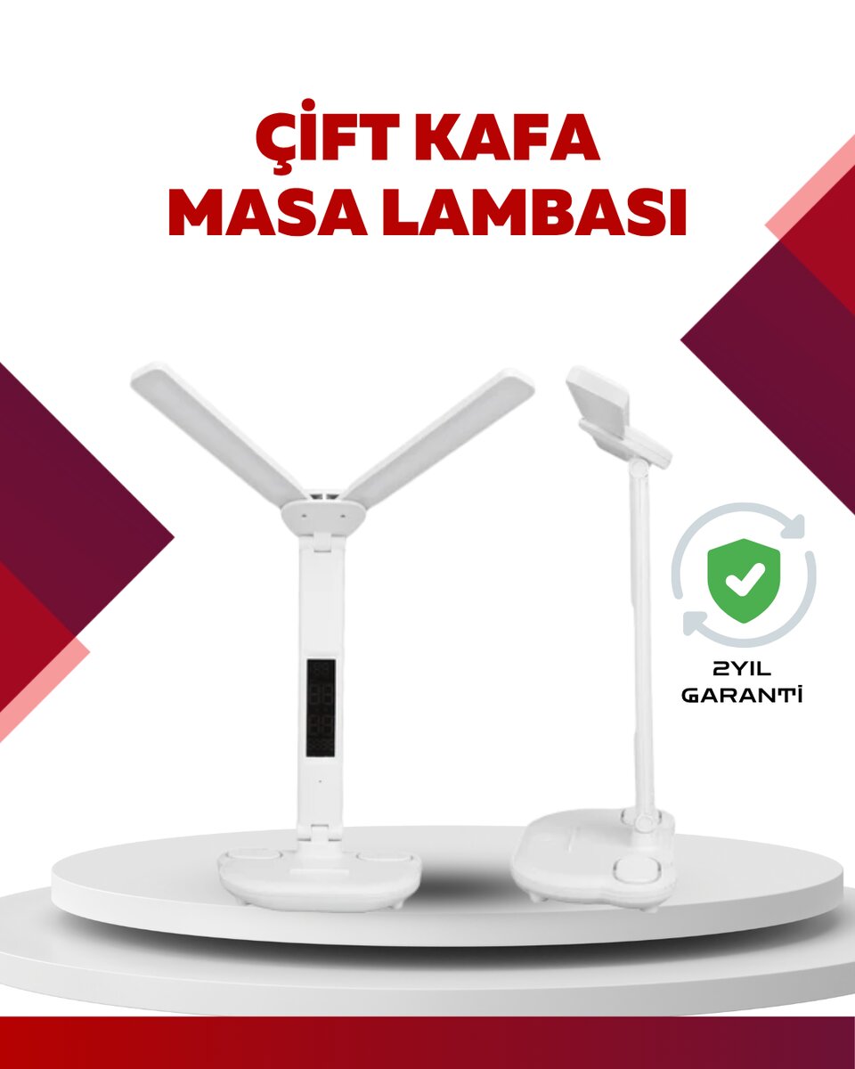Göz Koruyucu LED Okuma Lambası | Titreşimsiz Işık, Kalemlik ve Stand Fonksiyonlu Göz Koruyucu LED Okuma Lambası | Titreşimsiz Işık, Kalemlik ve Stand Fonksiyonlu