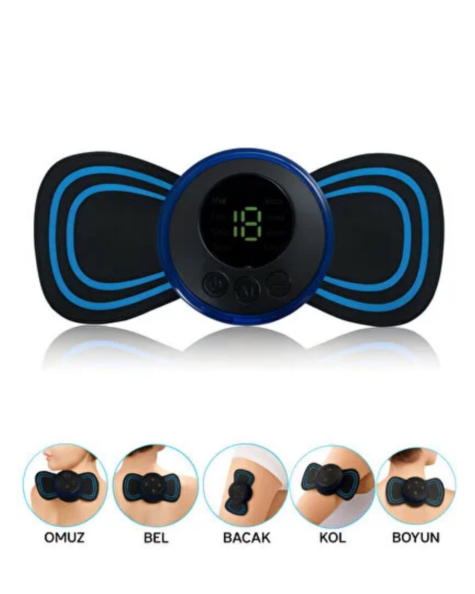 Mini EMS Vücut Masaj Cihazı Ayarlanabilir Seviye ve Zamanlayıcı Mini EMS Vücut Masaj Cihazı Ayarlanabilir Seviye ve Zamanlayıcı