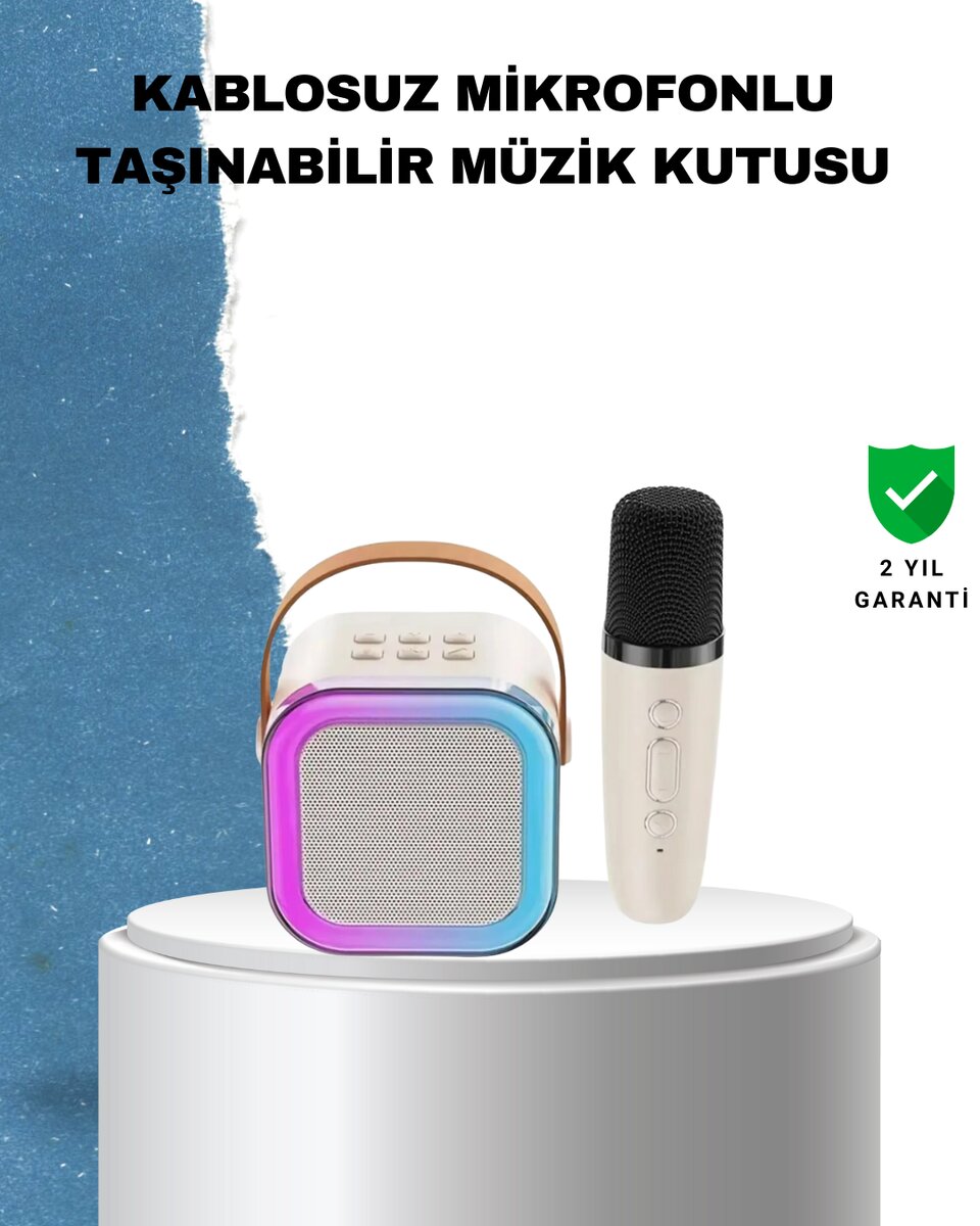 Karaoke Mikrofon Hoparlör Seti 6 Saat Kullanım Süresi Karaoke Mikrofon Hoparlör Seti 6 Saat Kullanım Süresi