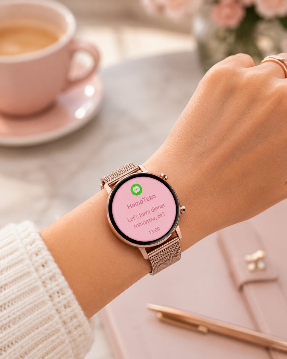 Anneler Gününe Özel Bluetooth Görüşmeli Akıllı Saat Nabız Ölçerli Spor ve Bildirim Takipli Saat Anneler Gününe Özel Bluetooth Görüşmeli Akıllı Saat Nabız Ölçerli Spor ve Bildirim Takipli Saat