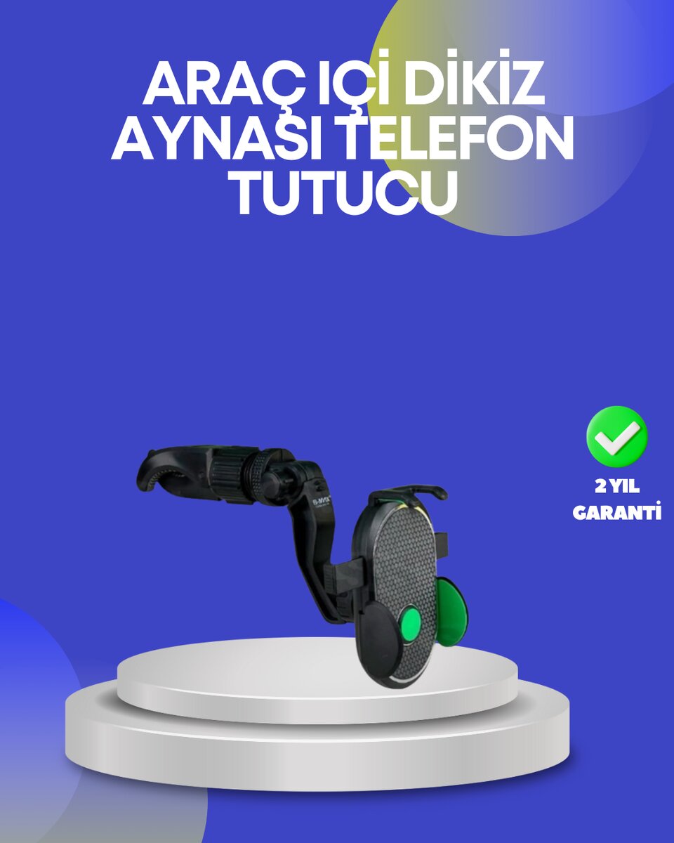 Dikiz Aynasına ve Koltuk Başlığına Uyumlu Telefon Tutucu Dikiz Aynasına ve Koltuk Başlığına Uyumlu Telefon Tutucu