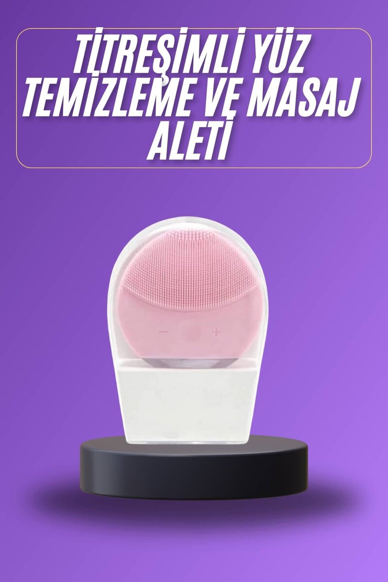Titreşimli Yüz Masaj Aleti Titreşimli Makyaj Temizleme Cihazı Titreşimli Yüz Masaj Aleti Titreşimli Makyaj Temizleme Cihazı