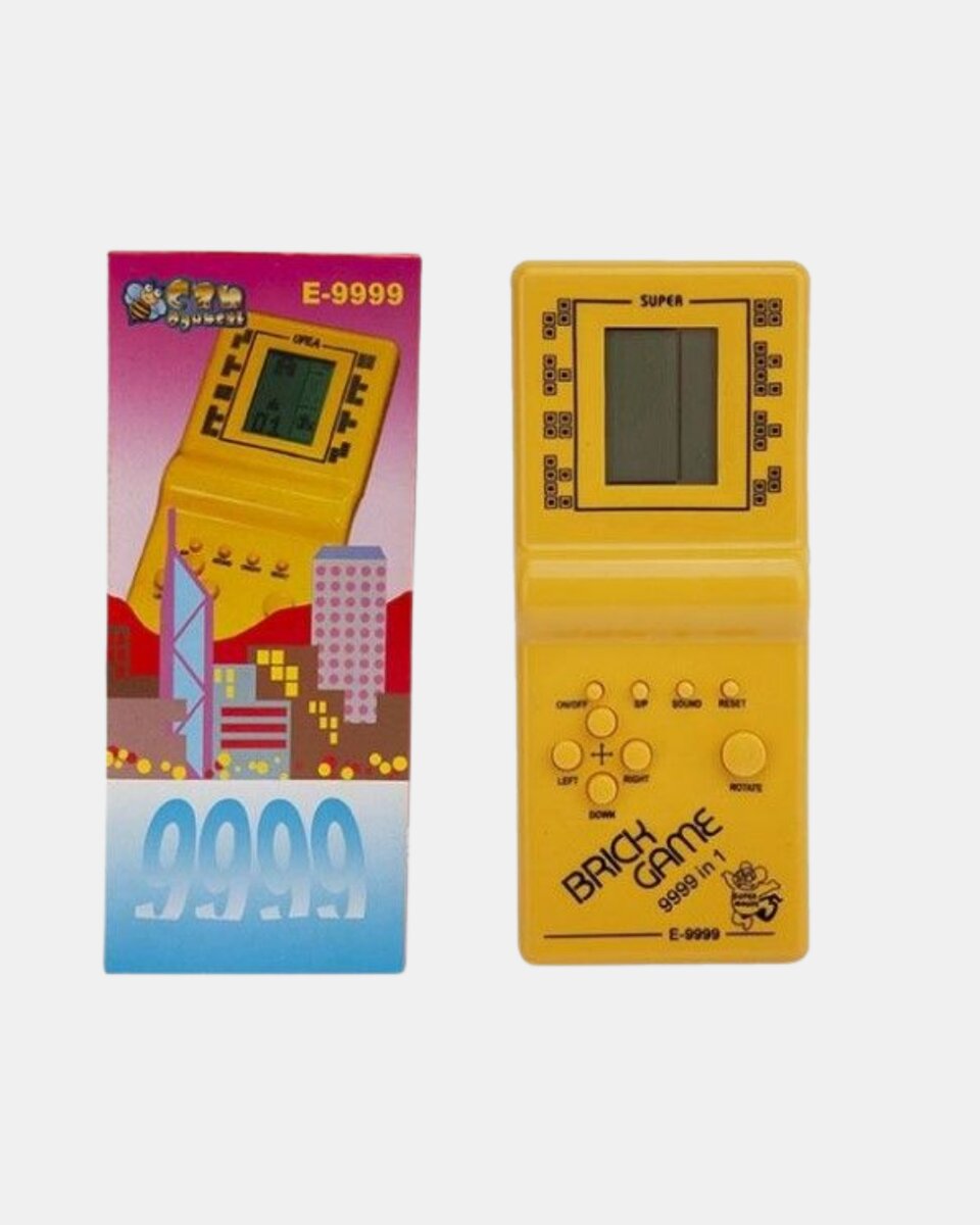 Taşınabilir Tetris Oyunu El Konsolu – Dayanıklı Plastik, Pil ile Çalışan Retro Oyun Aleti Taşınabilir Tetris Oyunu El Konsolu – Dayanıklı Plastik, Pil ile Çalışan Retro Oyun Aleti