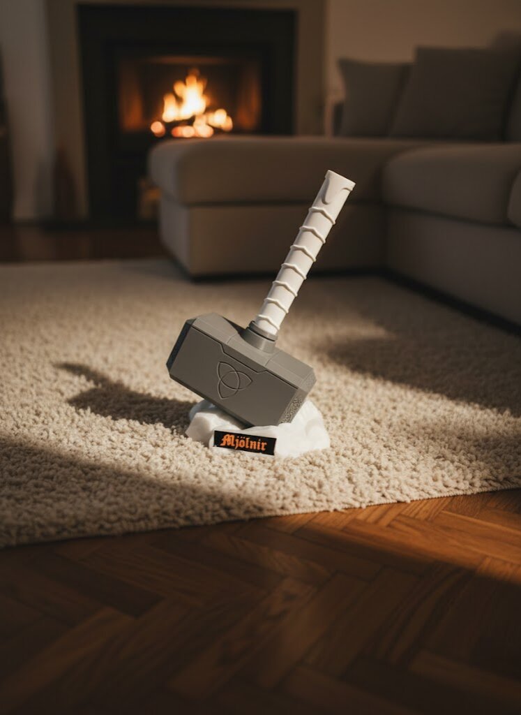 Thor Çekici Dekoratif Figür Mitolojik ve Fantastik Ev Aksesuarı 20x34 cm Thor Çekici Dekoratif Figür Mitolojik ve Fantastik Ev Aksesuarı 20x34 cm
