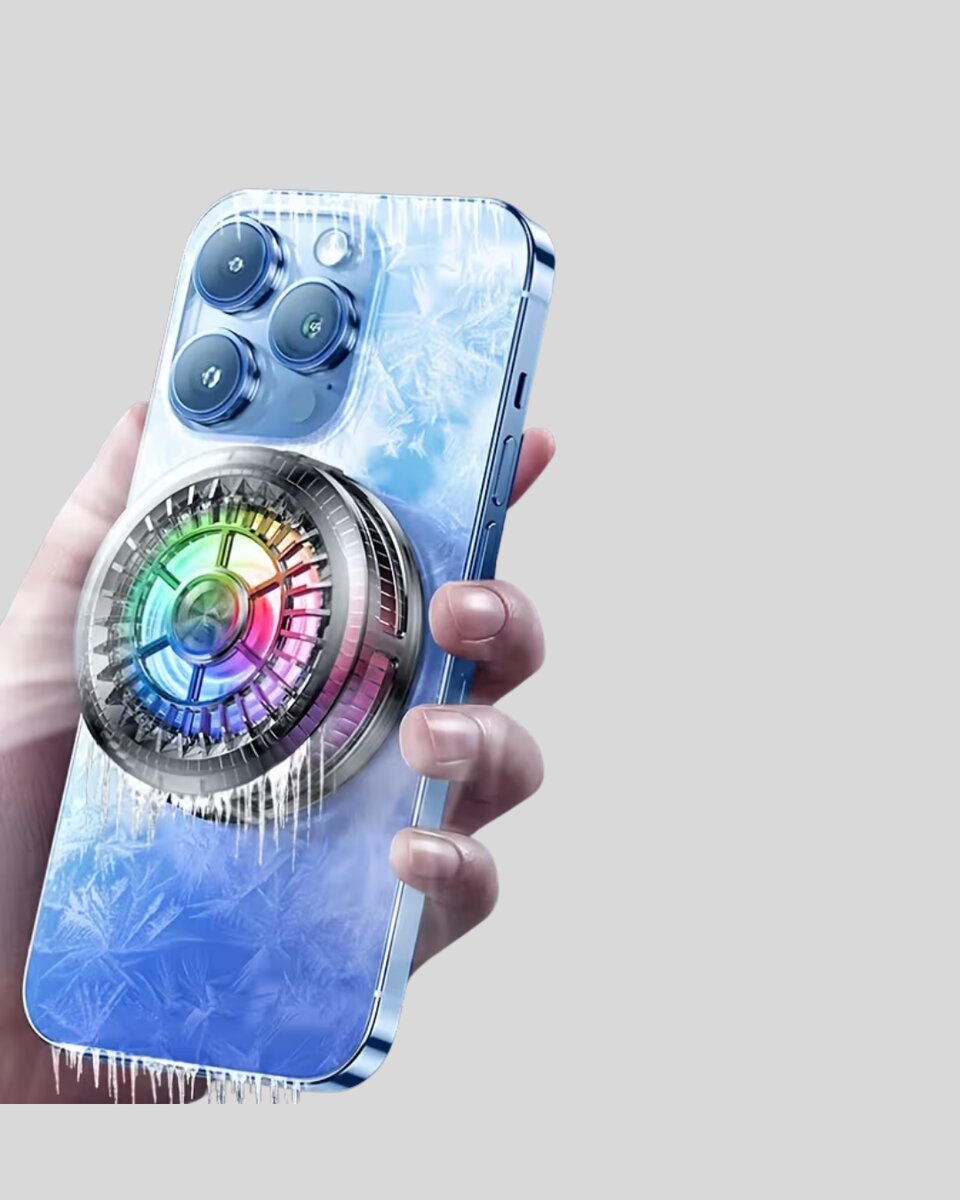 RGB LED Telefon Soğutucu Fan Yüksek Hızlı Soğutma Oyuncu Cooler
