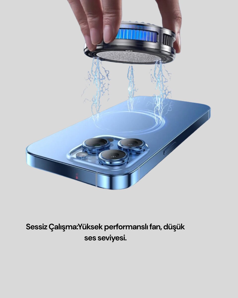 RGB Işıklı Telefon Soğutucu Fan Gaming Cooler Süper Hızlı Soğutma RGB Işıklı Telefon Soğutucu Fan Gaming Cooler Süper Hızlı Soğutma
